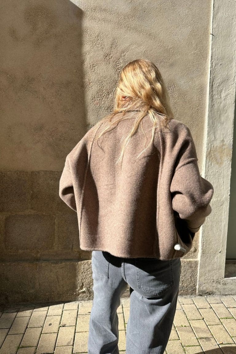 veste telma marron outremesure