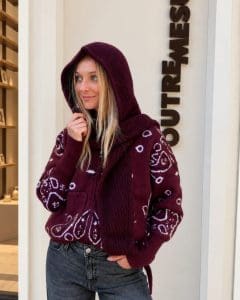 bonnet rebekka bordeaux Pieces