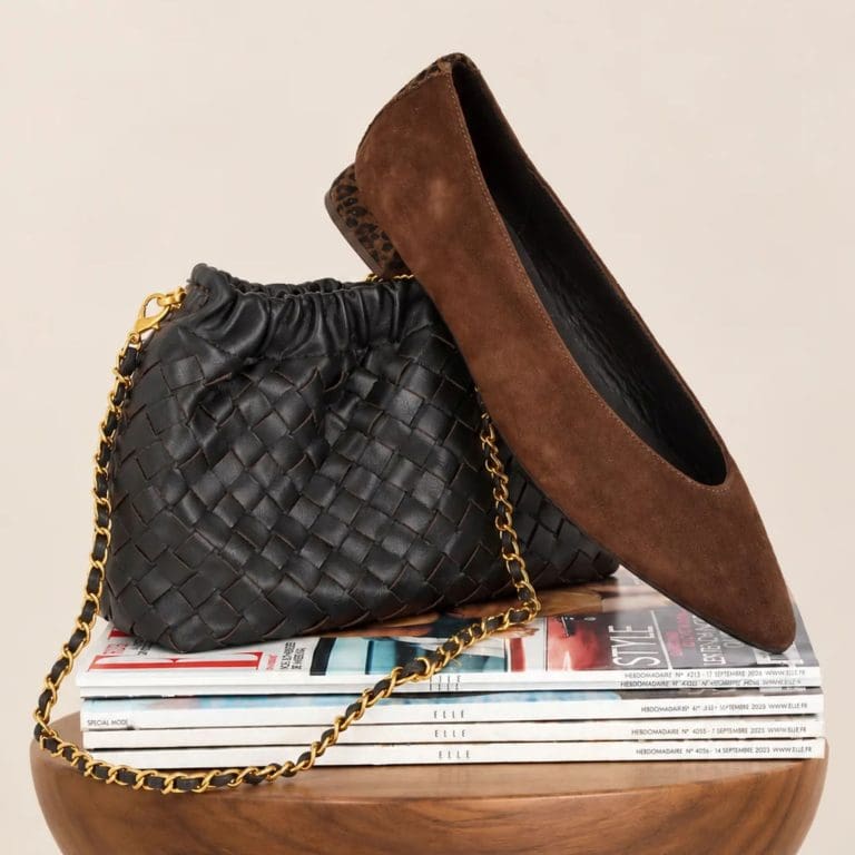 ballerine vesta marron Reqins