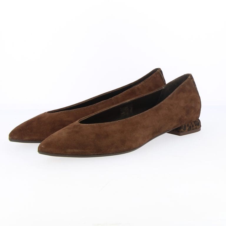 ballerine vesta marron Reqins