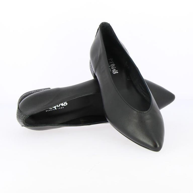 ballerine vesta noir Reqins