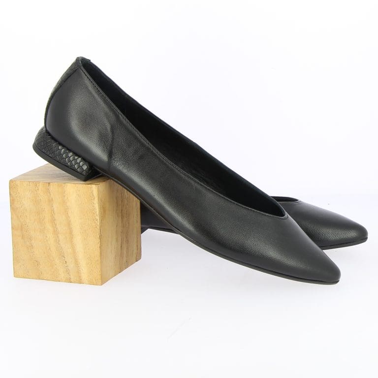 ballerine vesta noir Reqins