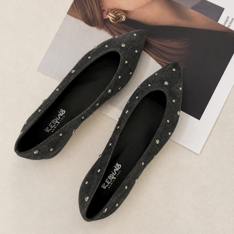 ballerine volt gris anthracite Reqins