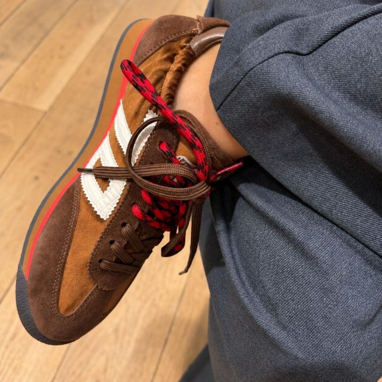 basket rocket velvet marron Back 70