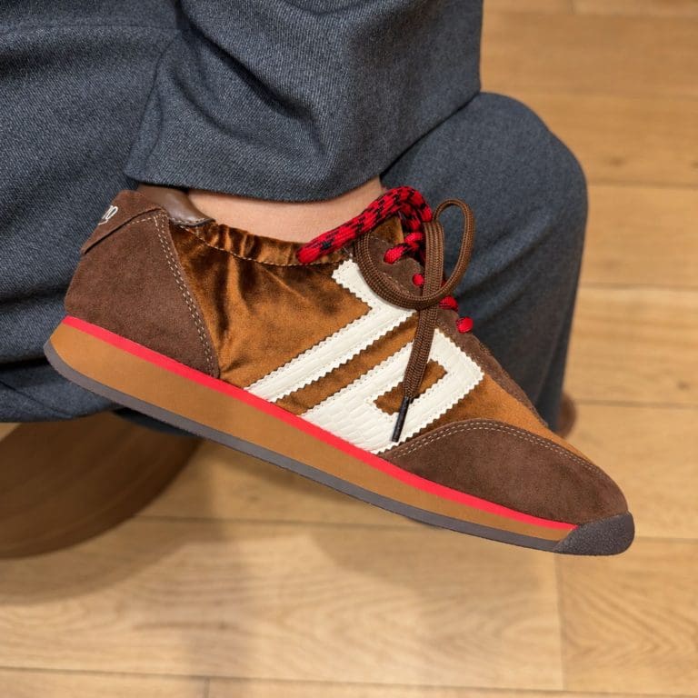 basket rocket velvet marron Back 70
