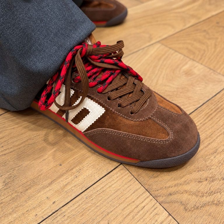 basket rocket velvet marron Back 70