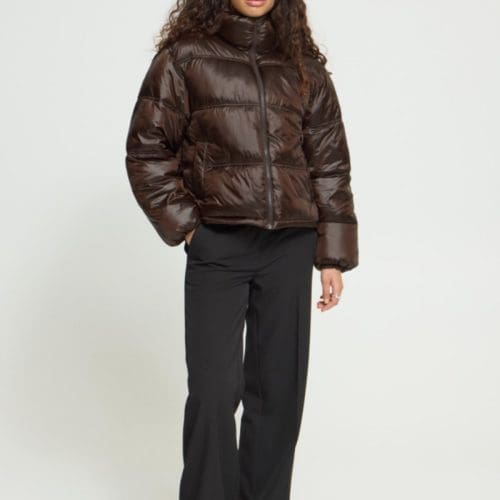 blouson fecina marron ichi