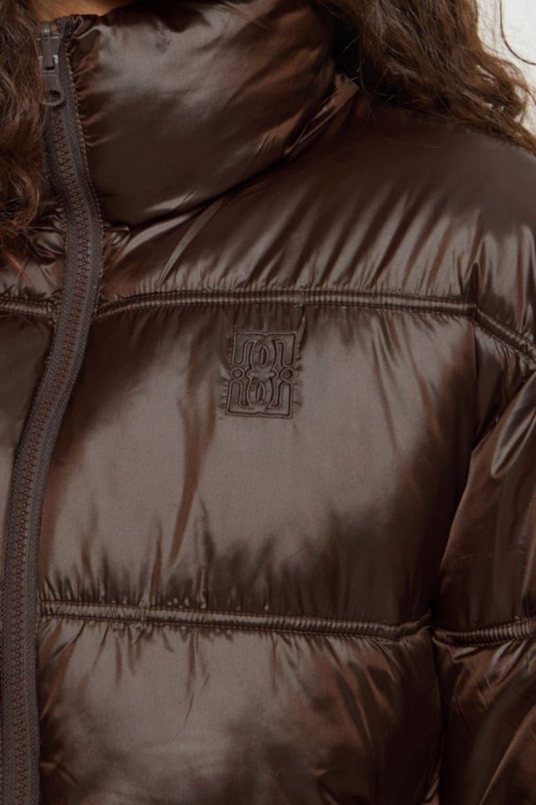 blouson fecina marron ichi