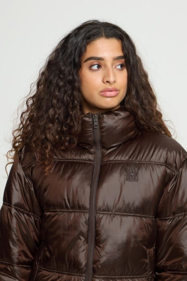 blouson fecina marron ichi