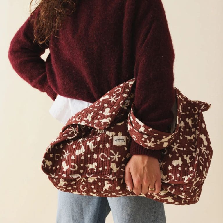 cabas cowboy marron Maison Augustin
