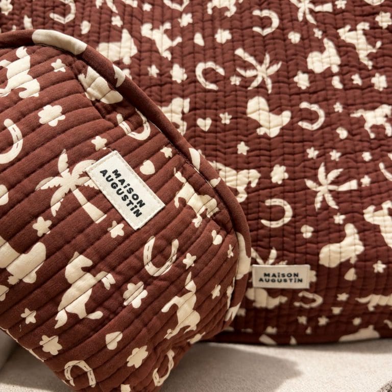 cabas cowboy marron Maison Augustin