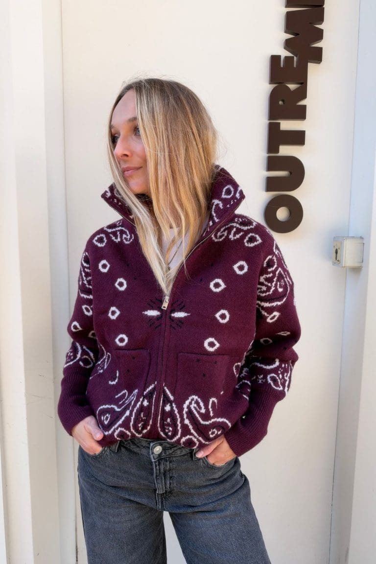 gilet soelle h26/7 bordeaux outremesure