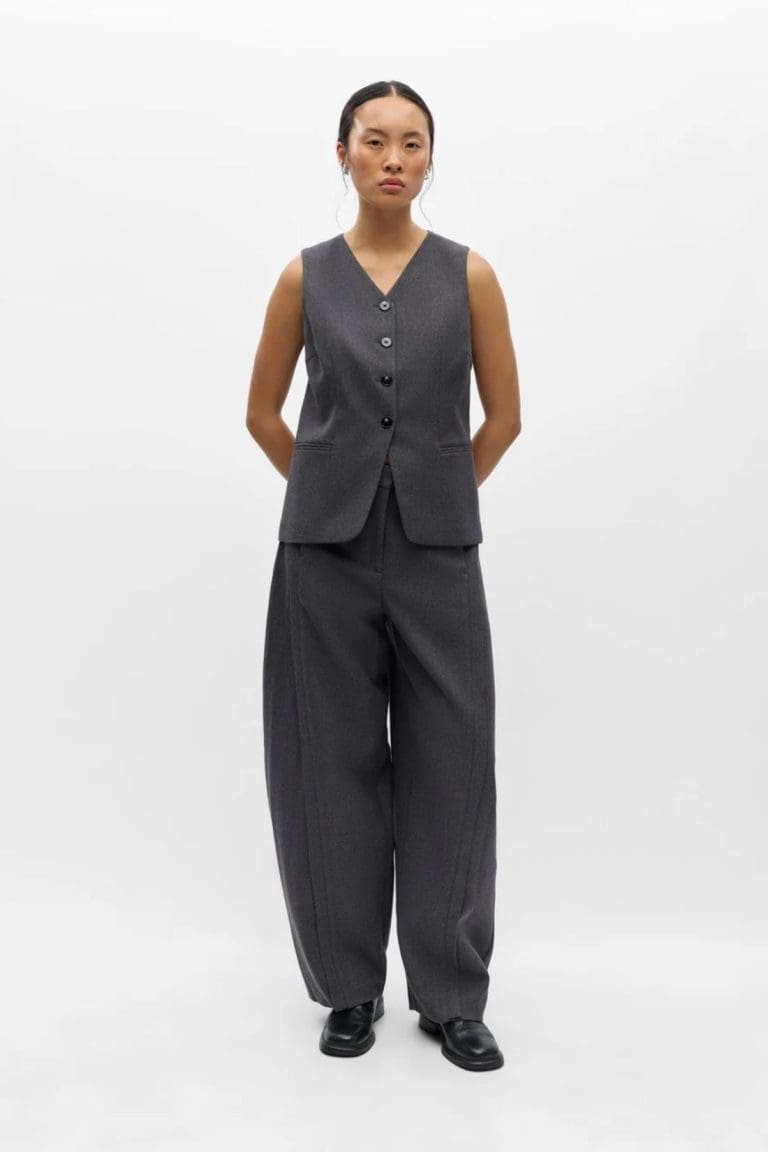 pantalon objkavin gris object
