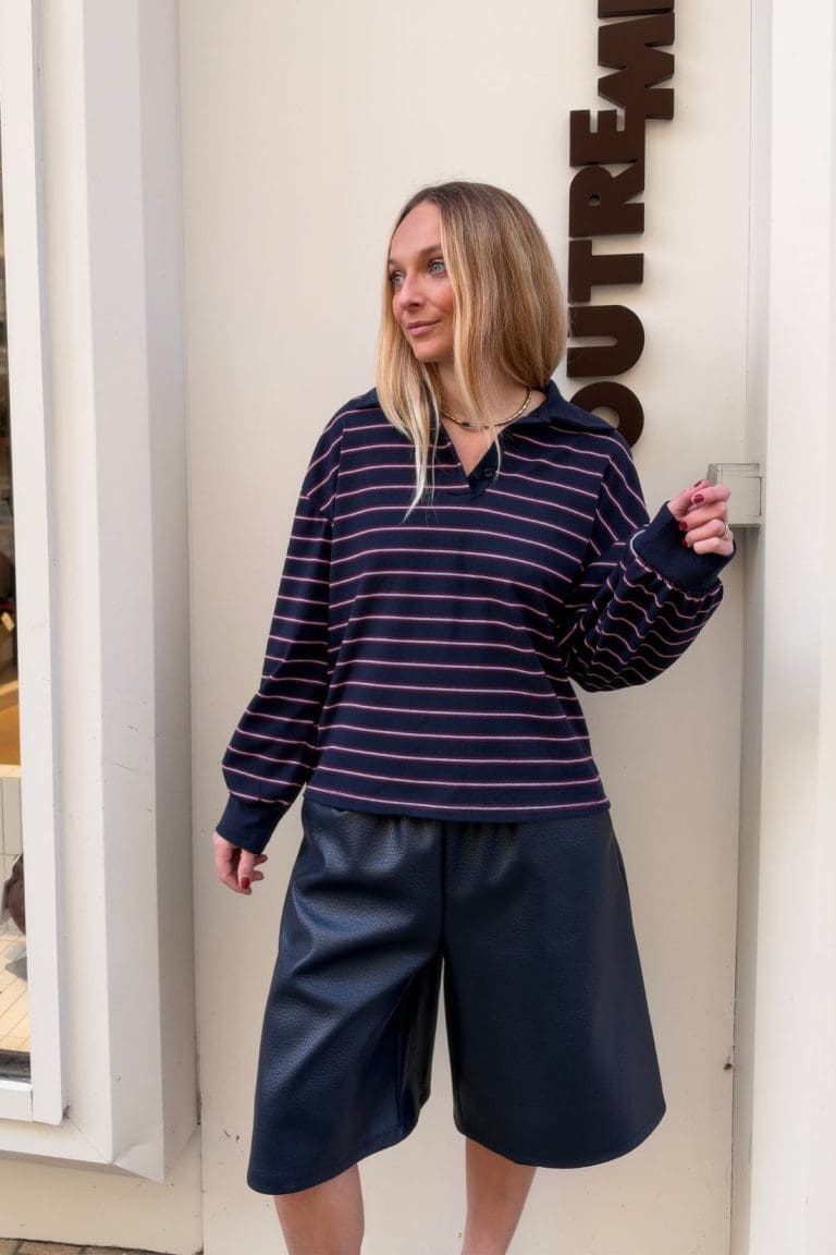 polo lise bleu outremesure