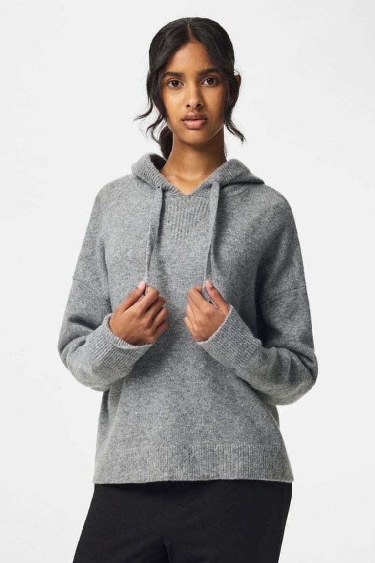 pull capuche malou gris Pieces