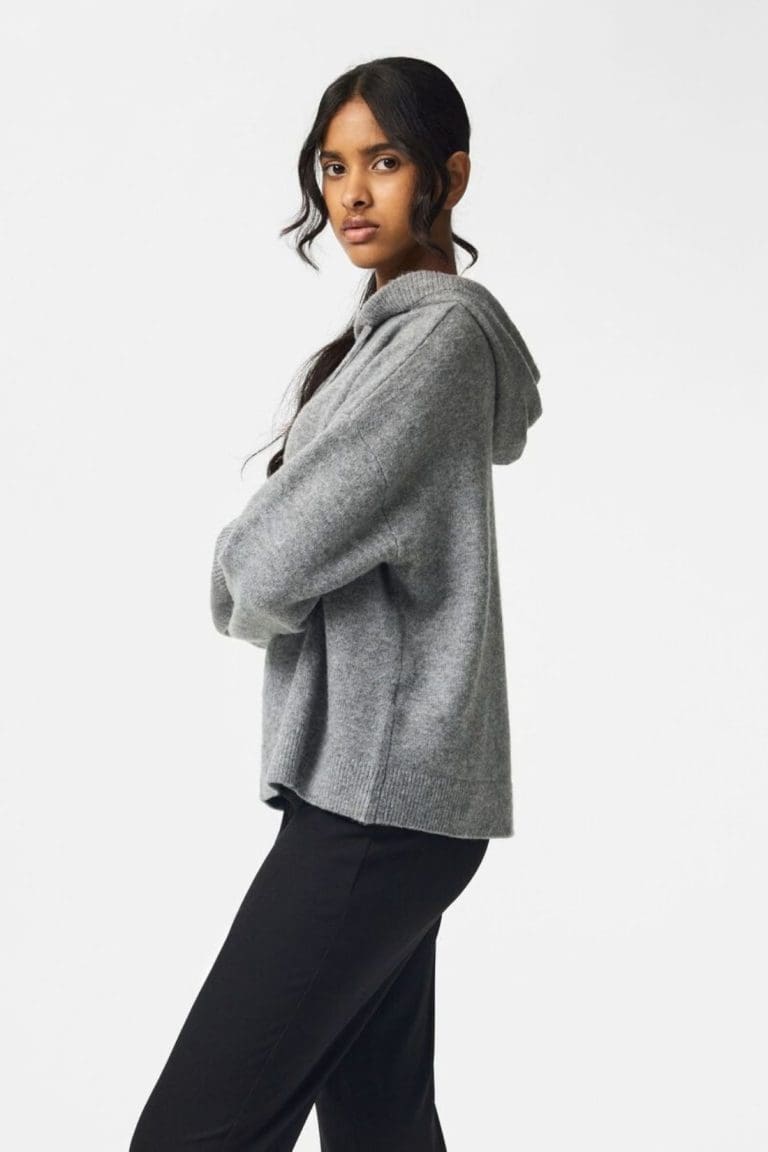 pull capuche malou gris Pieces