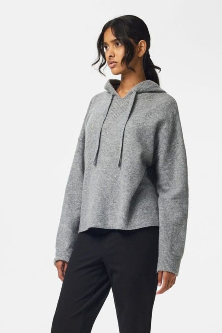 pull capuche malou gris Pieces