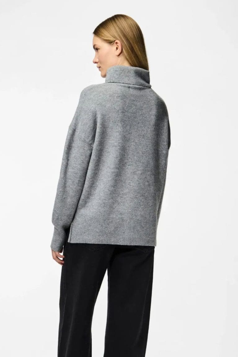 pull col roulé malou gris Pieces