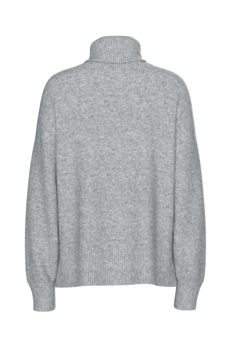 pull col roulé malou gris Pieces