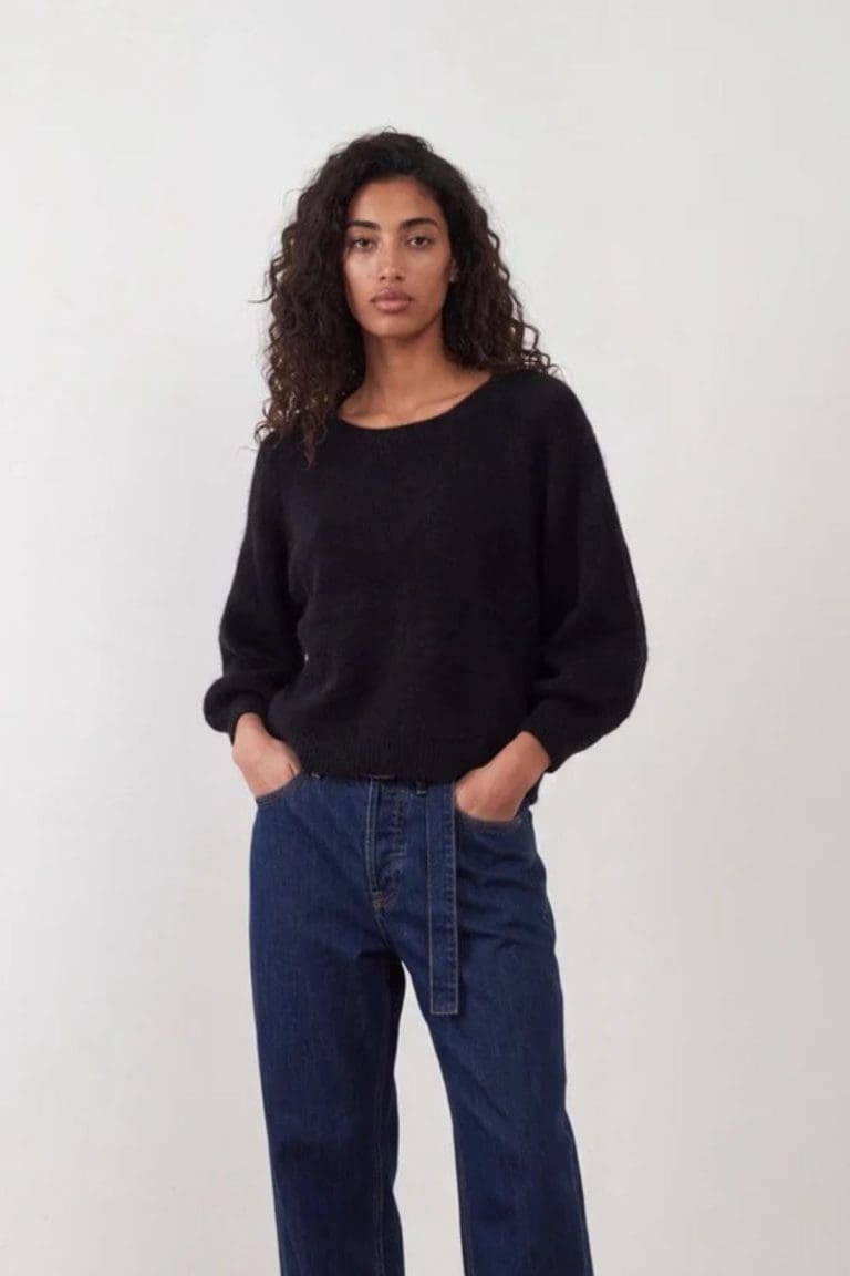 pull maeva h26/7 noir Orfeo - lmk