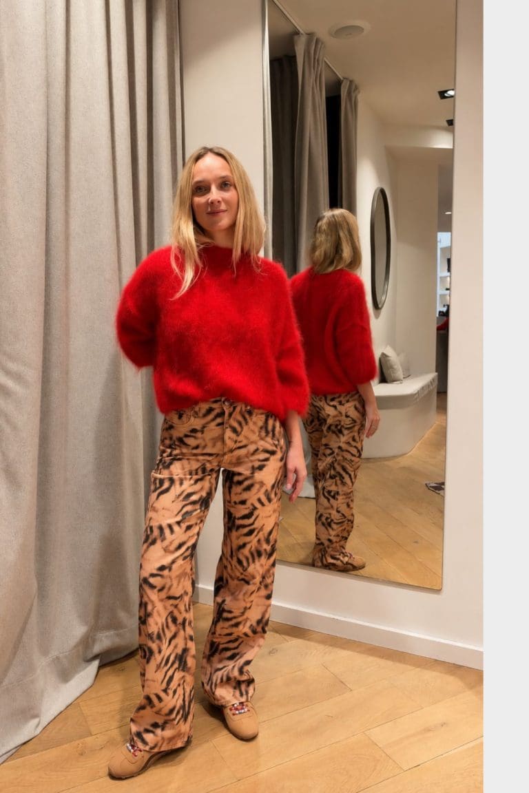 pull marlo. rouge outremesure