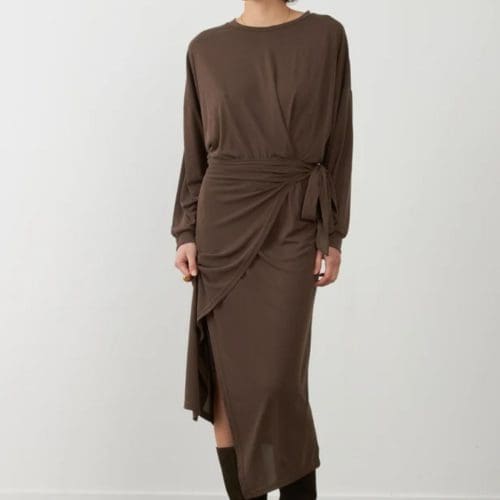 robe tabitha h26/7 marron Orfeo - lmk
