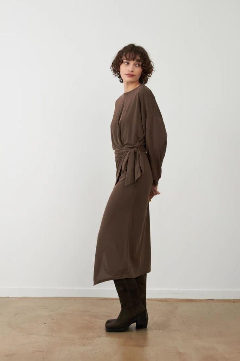 robe tabitha h26/7 marron Orfeo - lmk
