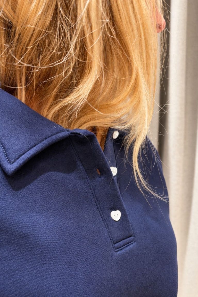 sweat polo pcchilli bleu marine Pieces