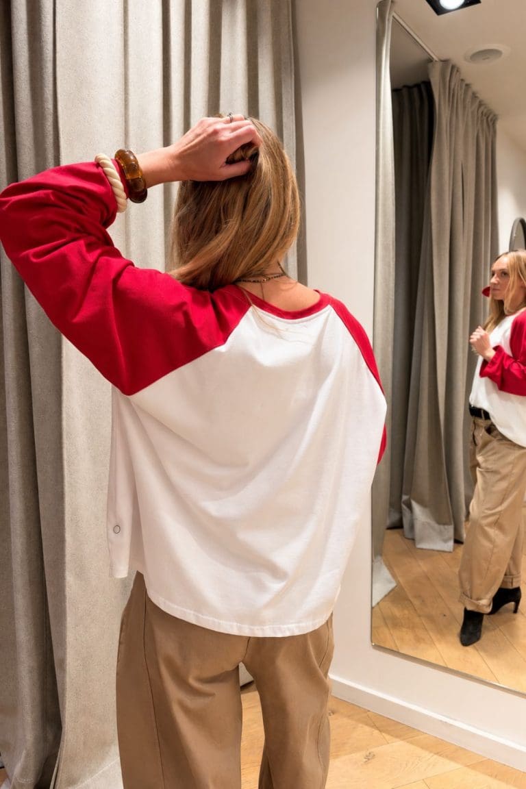 tshirt berry rouge outremesure
