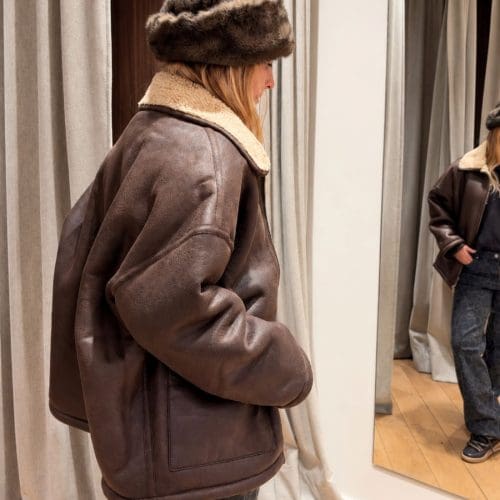veste bobby marron outremesure