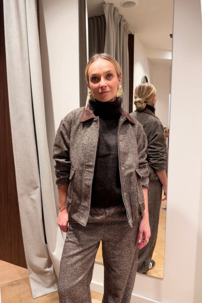 veste pcalberte marron Pieces