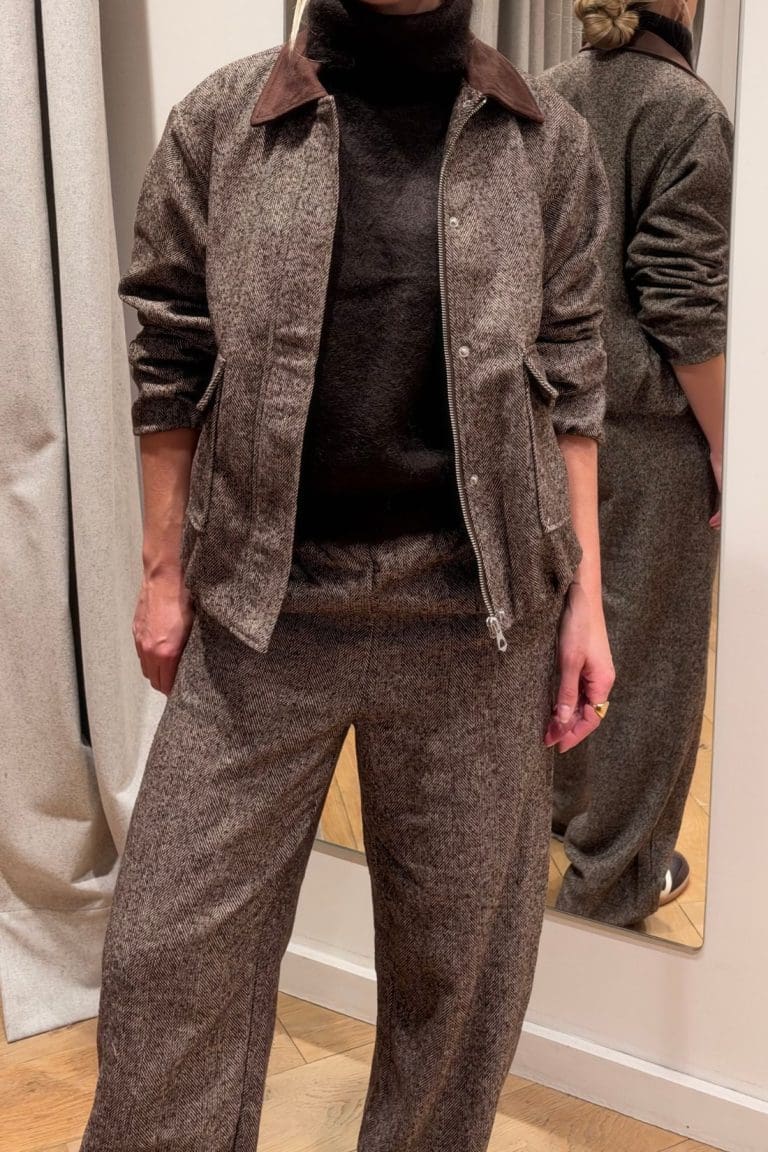 veste pcalberte marron Pieces