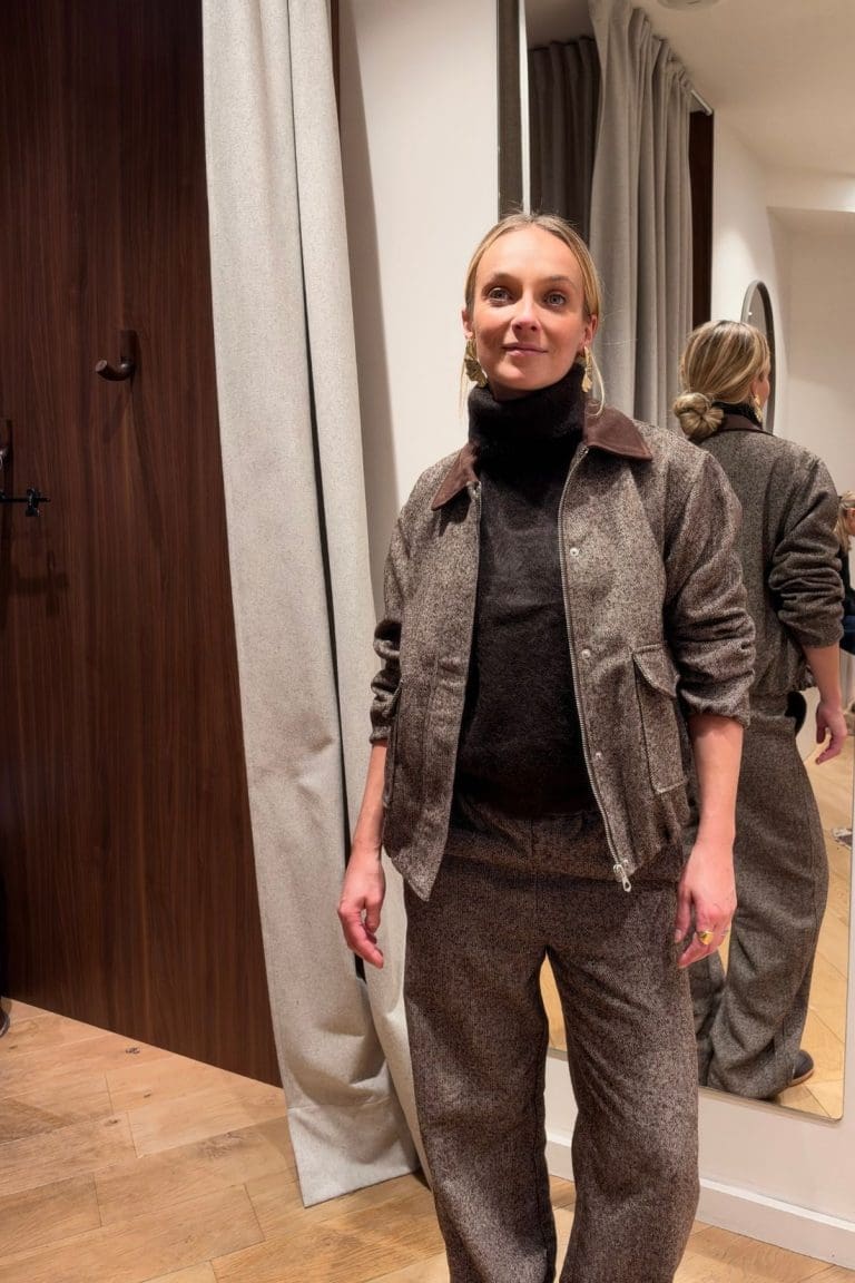 veste pcalberte marron Pieces