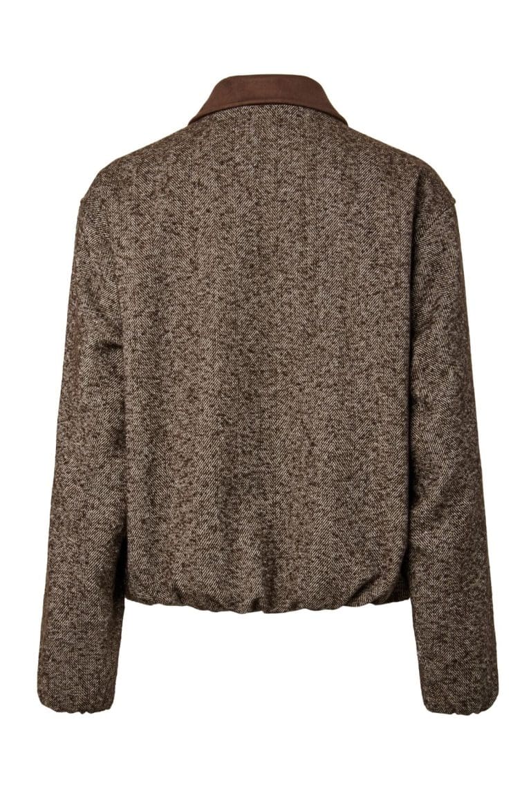 veste pcalberte marron Pieces