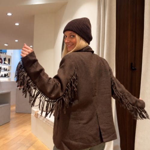 veste xera marron outremesure