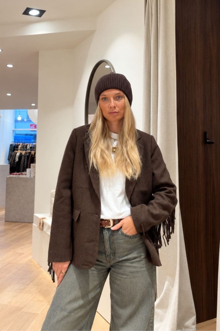 veste xera marron outremesure