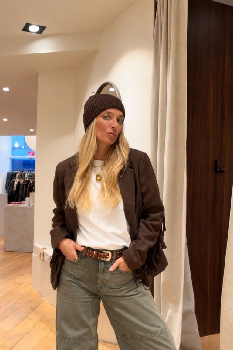 veste xera marron outremesure