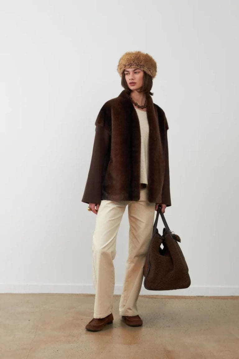 veste yana h26/7 marron Orfeo - lmk